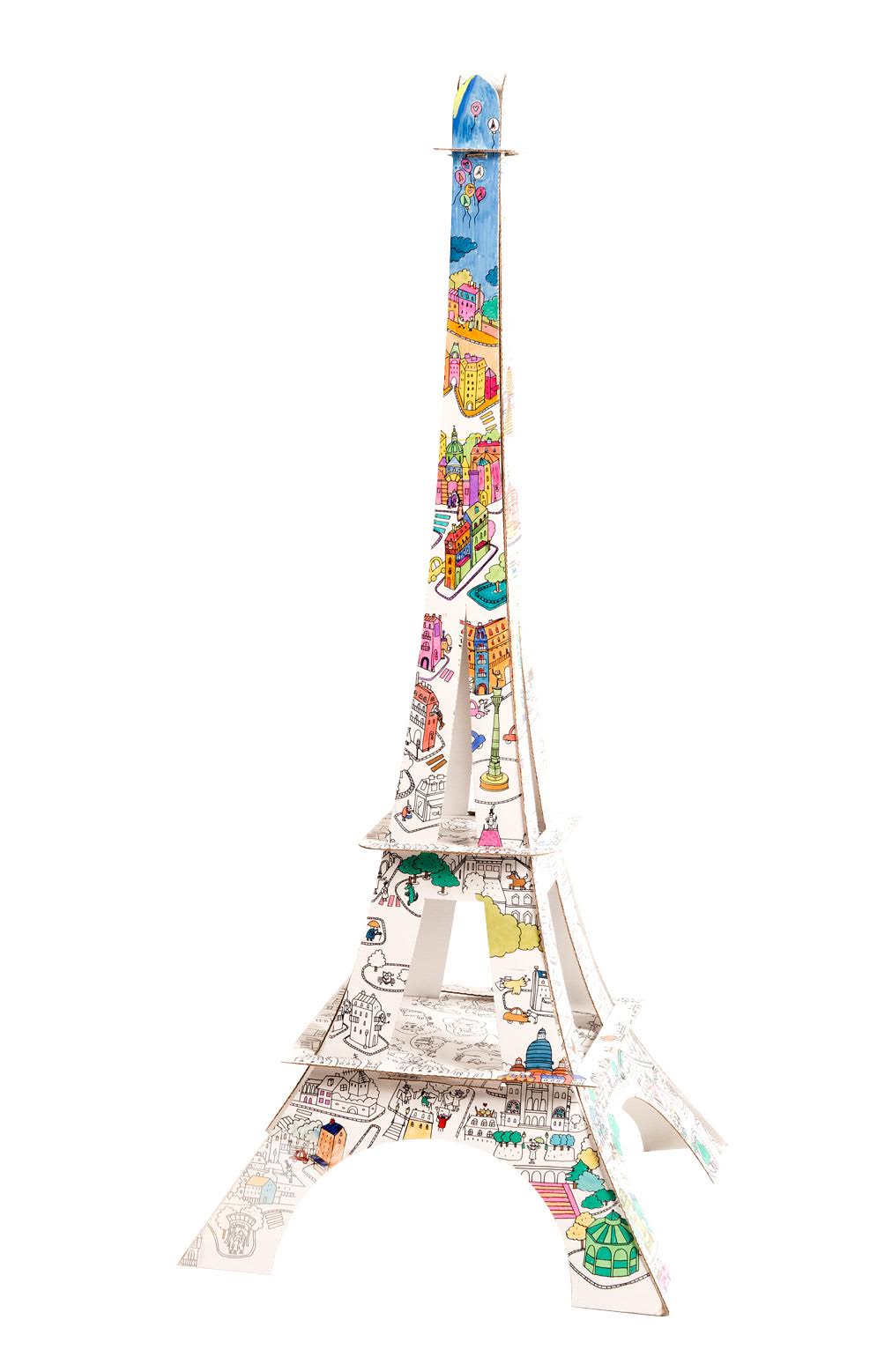Tour Eiffel à colorier HD