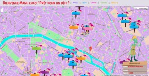 Carte des défis Intripid à Paris